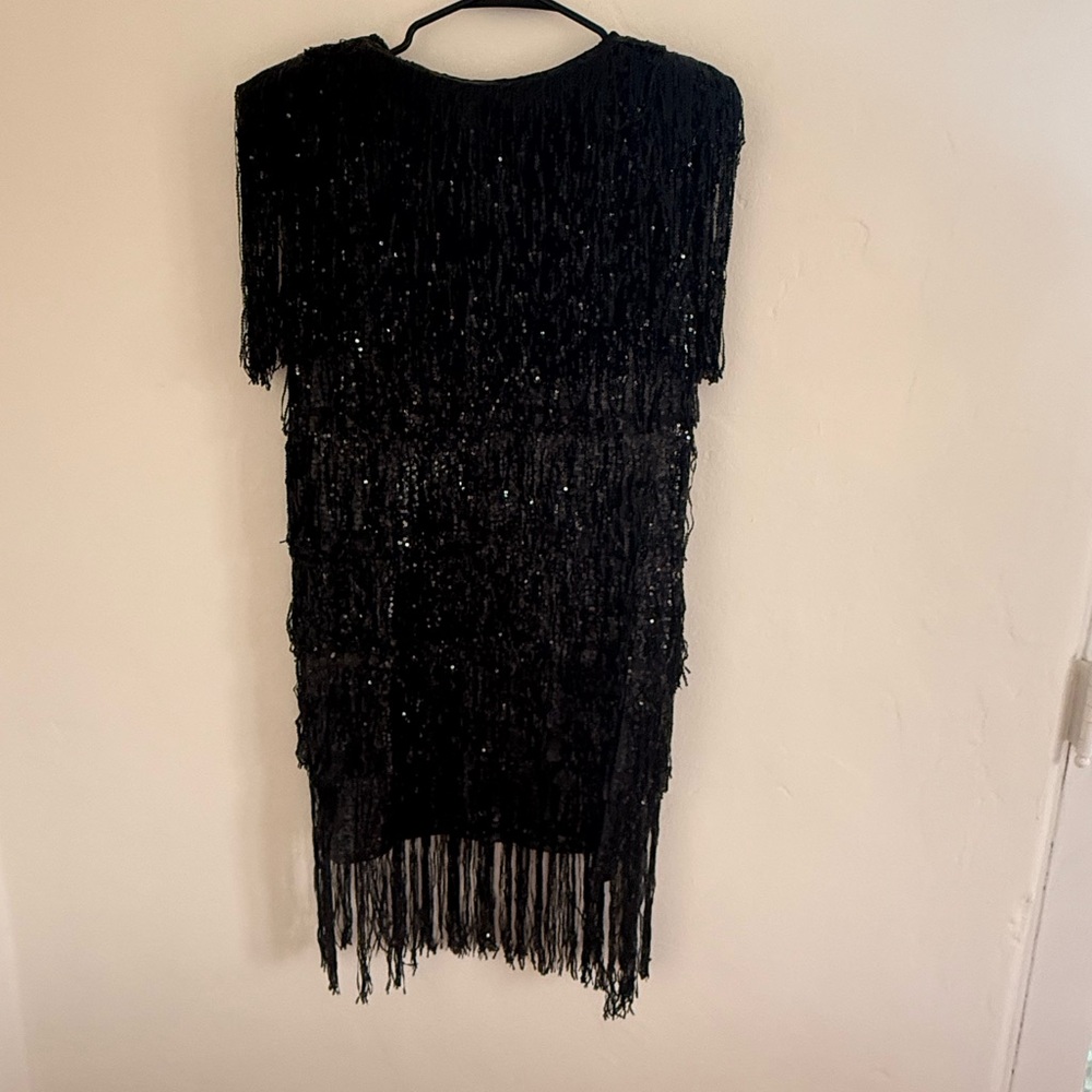 Vintage Fringe Flapper Dress